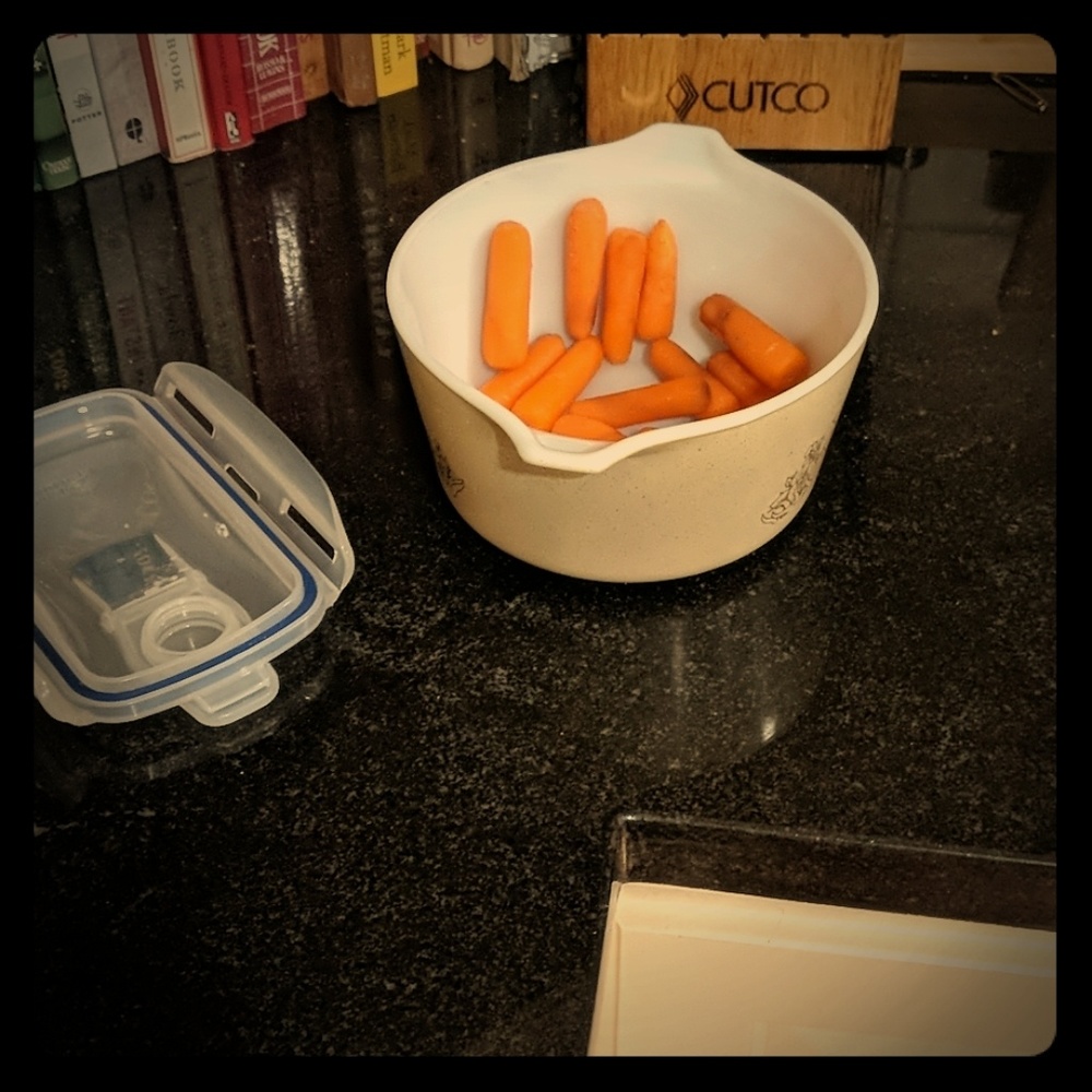 Bowl of carrots